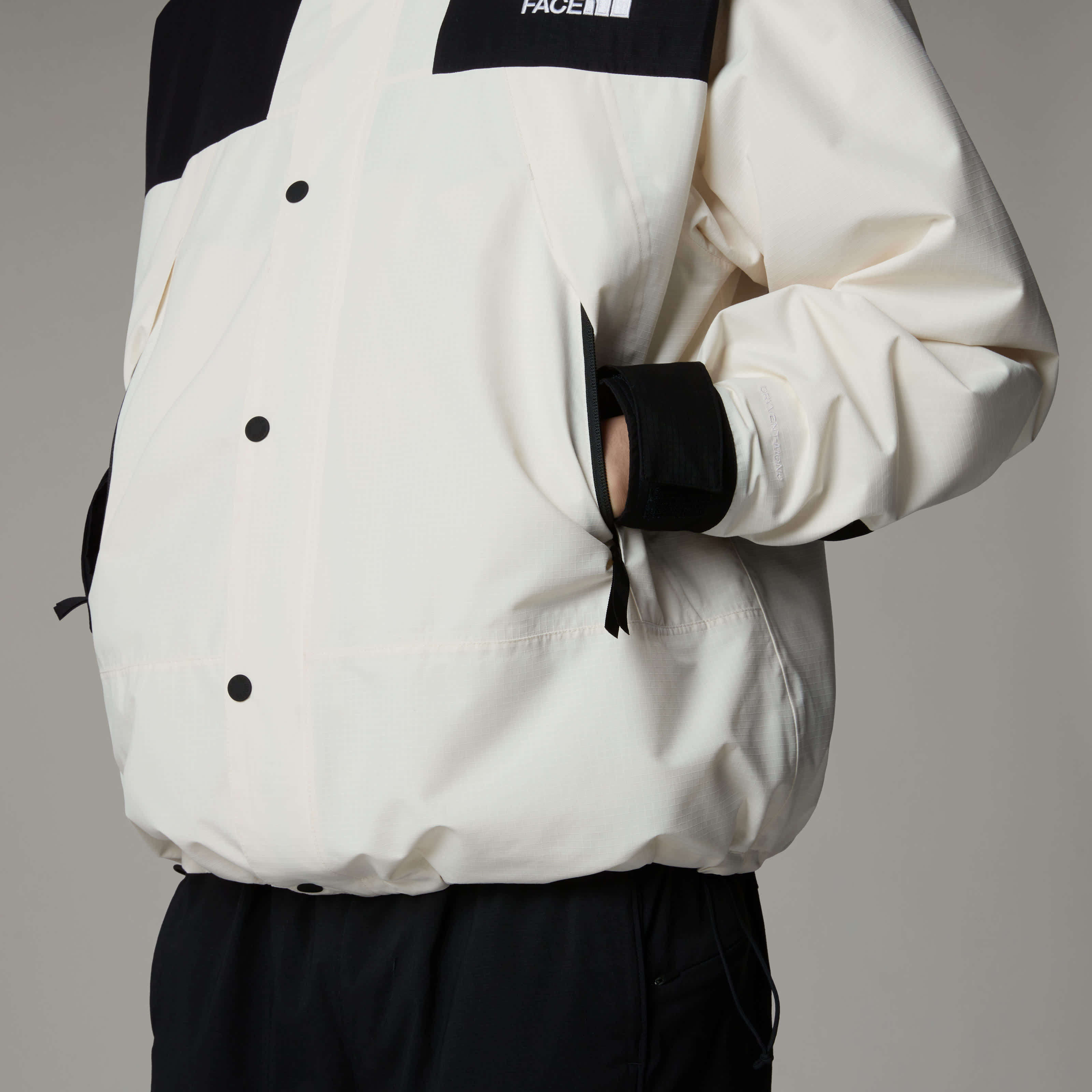 Shop The North Face Dryvent Mono Jacket In White
