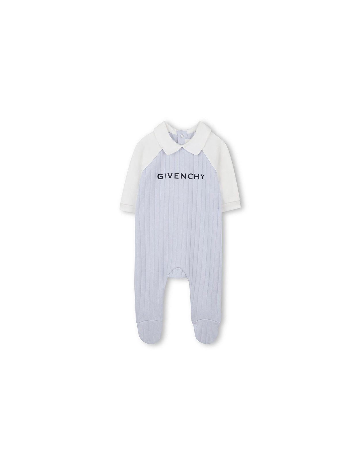 Givenchy Long-sleeved Three-piece Bodysuit In Blue