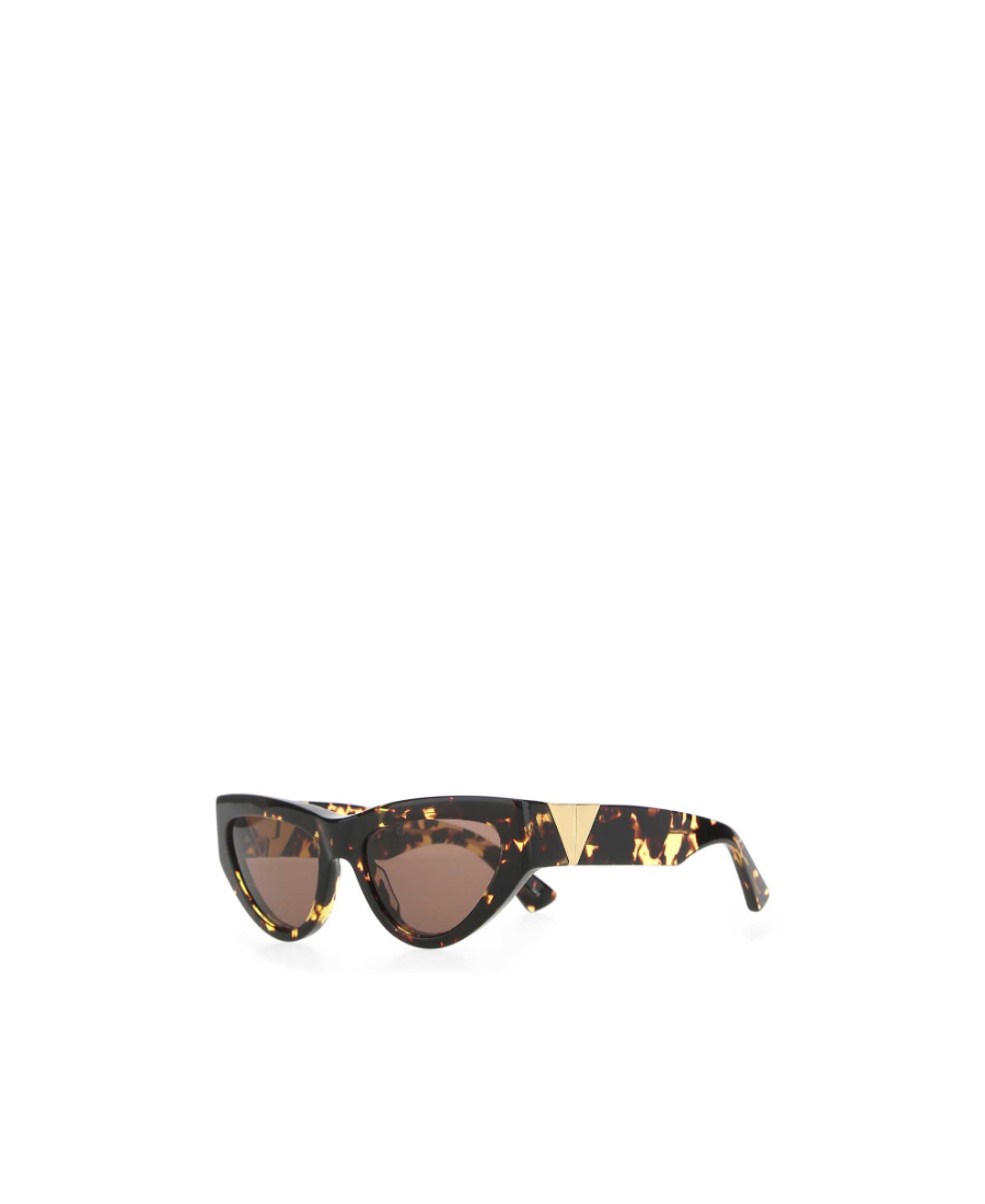 Bottega Veneta Womens Brown 6j000421 Bv1265s Cat Eye-frame Acetate Sunglasses In Black