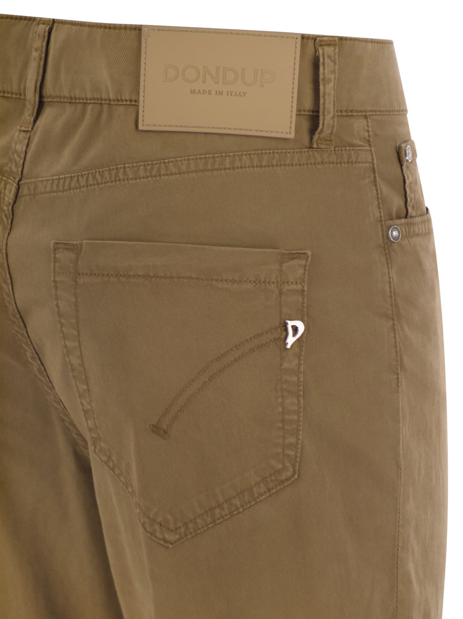 Dondup Koons Loose Fitting Jeans In Lyocell And Stretch Cotton