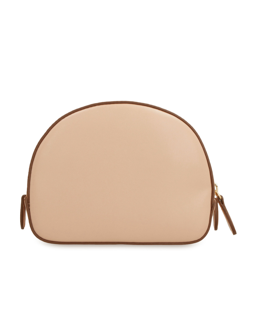 Stella Mccartney Perforated-logo Cosmetics Case In Nude