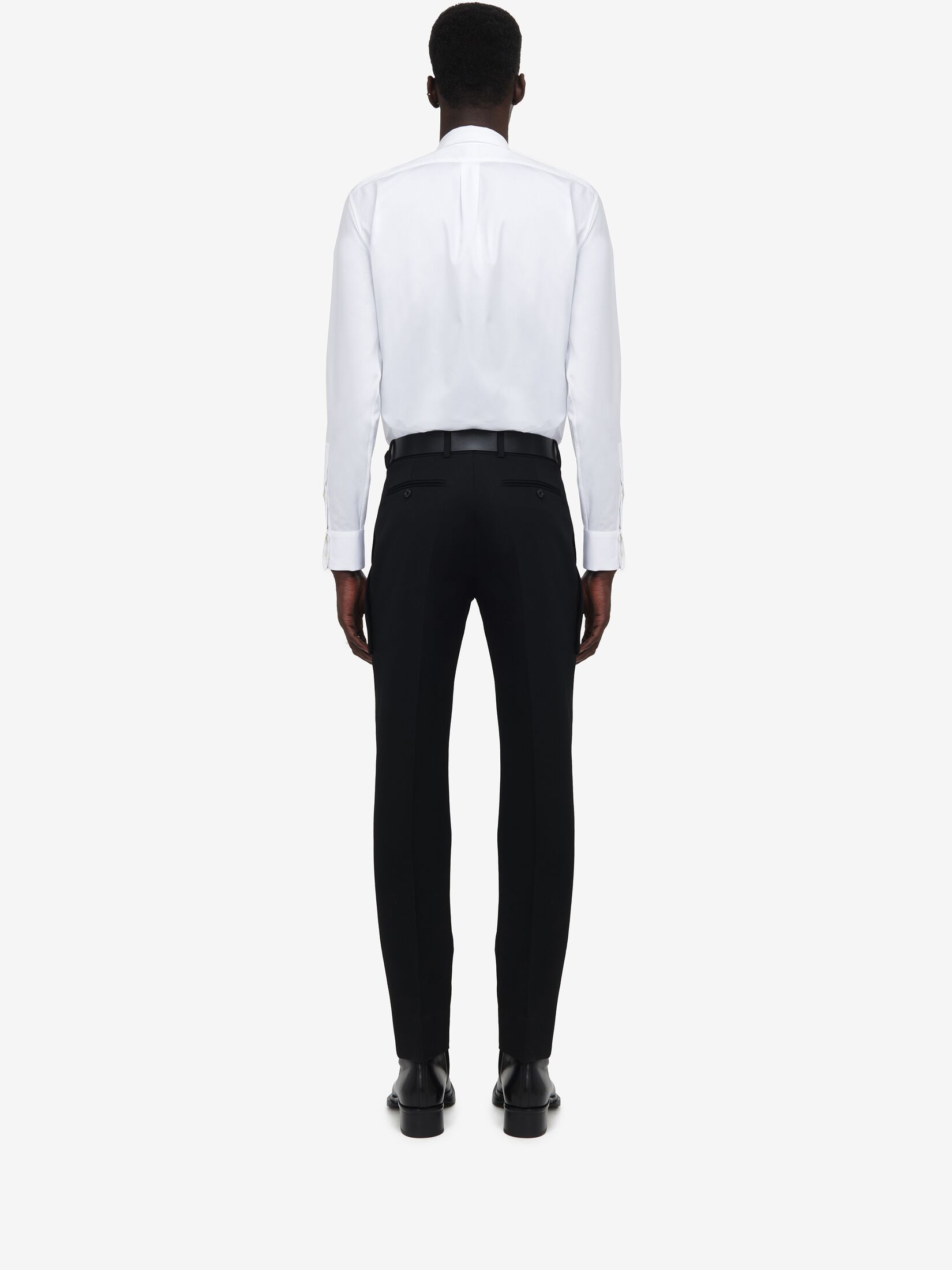 Alexander Mcqueen Long Sleeved Pocket Detailed Shirt In White