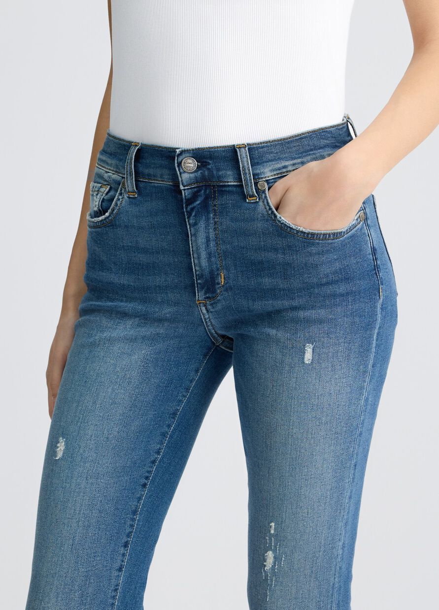 Liu •jo Flared Jeans With Rhinestones