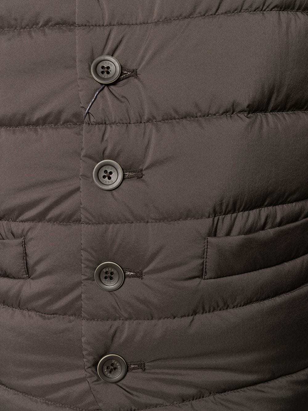Shop Herno Padded Gilet In Black