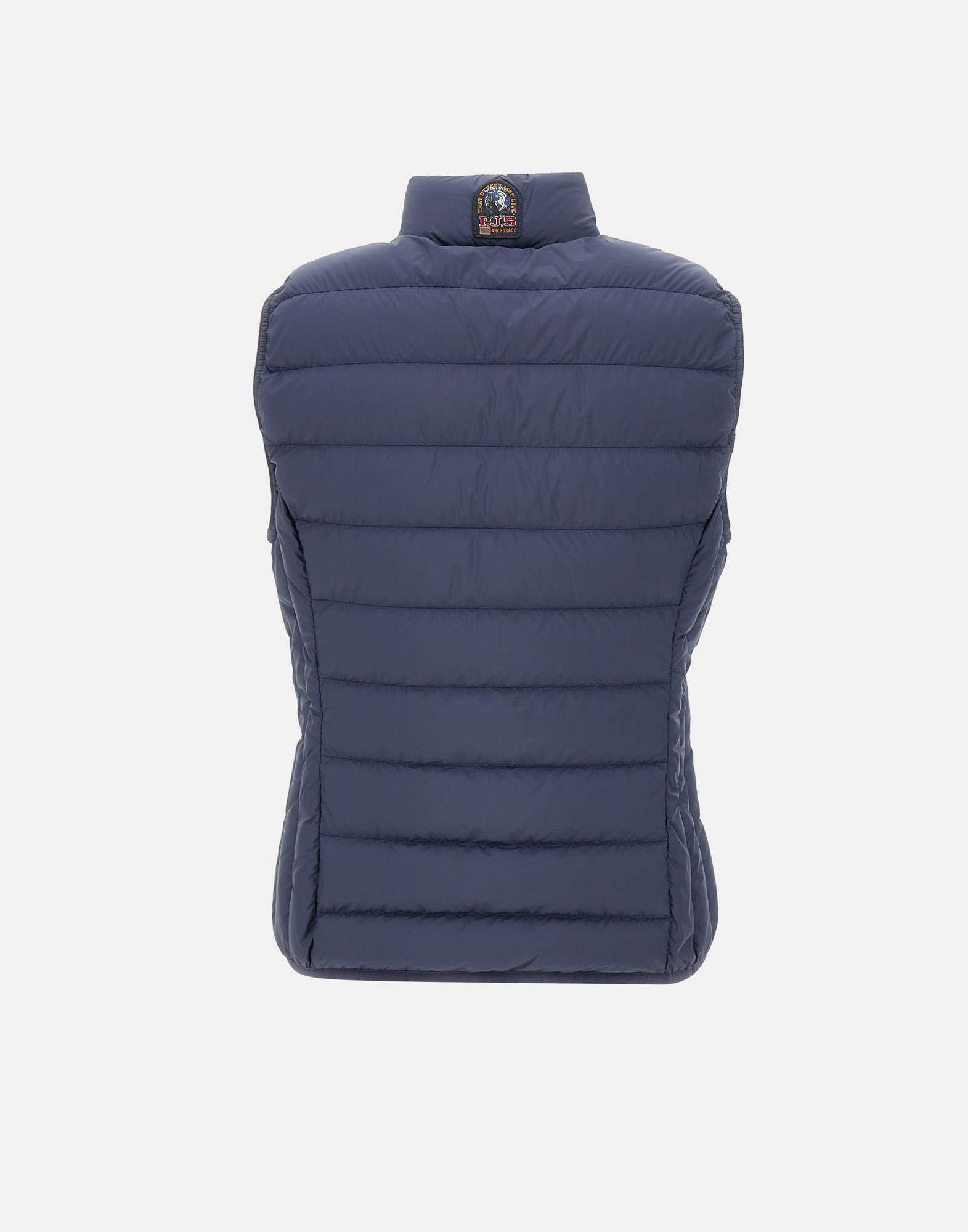 Parajumpers Zipper Down Vest In Blue