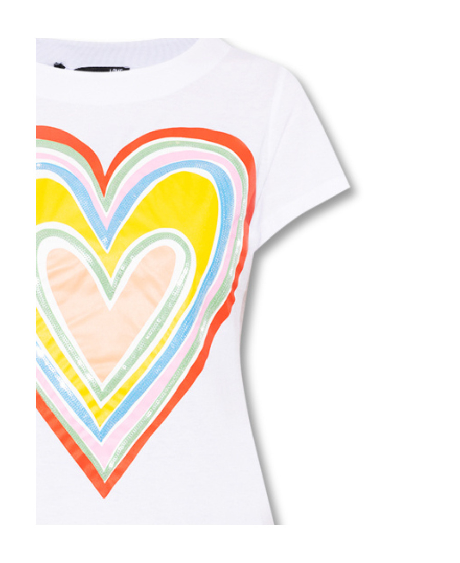 Moschino Logo-print T-shirt Dress In White