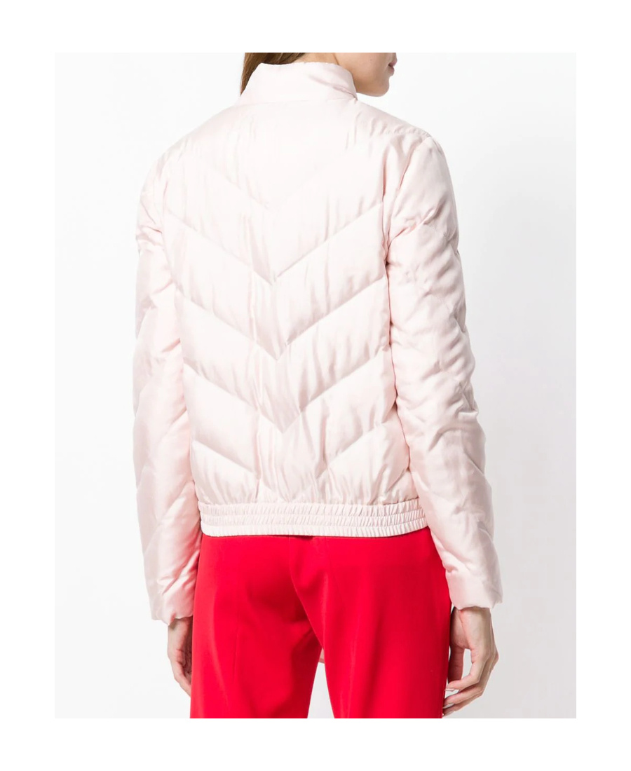 Moncler Lace Down Jacket In Pink