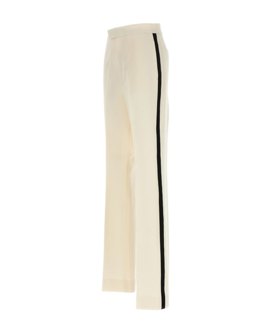 Gucci Trousers Featuring Side Stripe In Nude