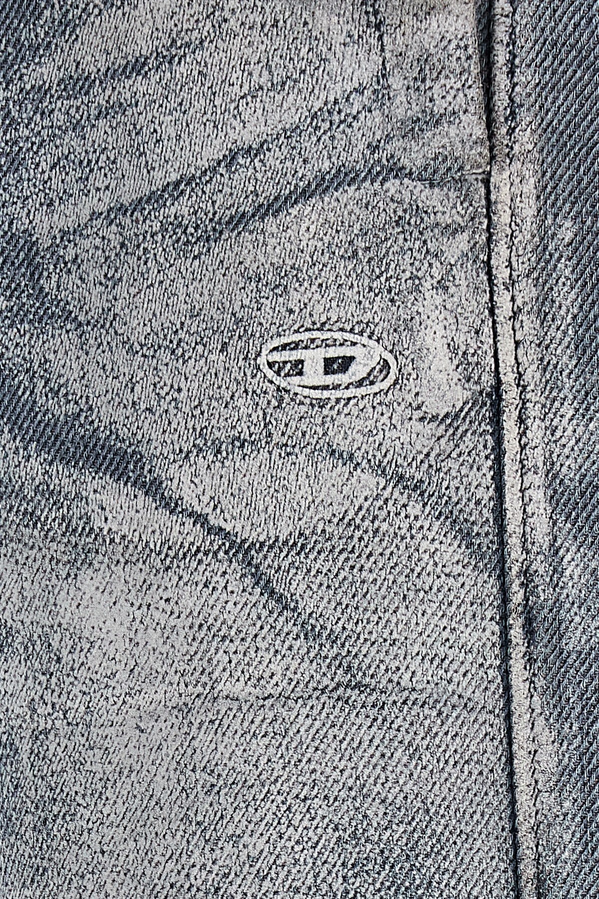 Diesel D-martia Drawstring Jeans In Gray