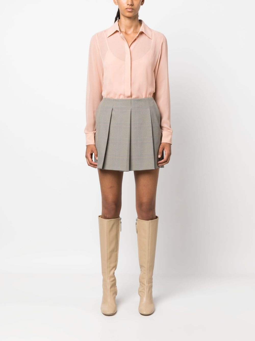 Max Mara Silk Camisole In Nude