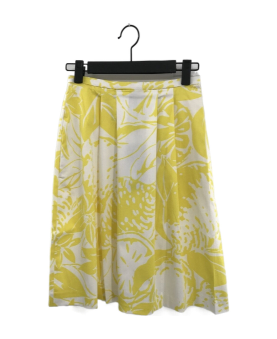 Max Mara Pleated Skirt In Multicolor