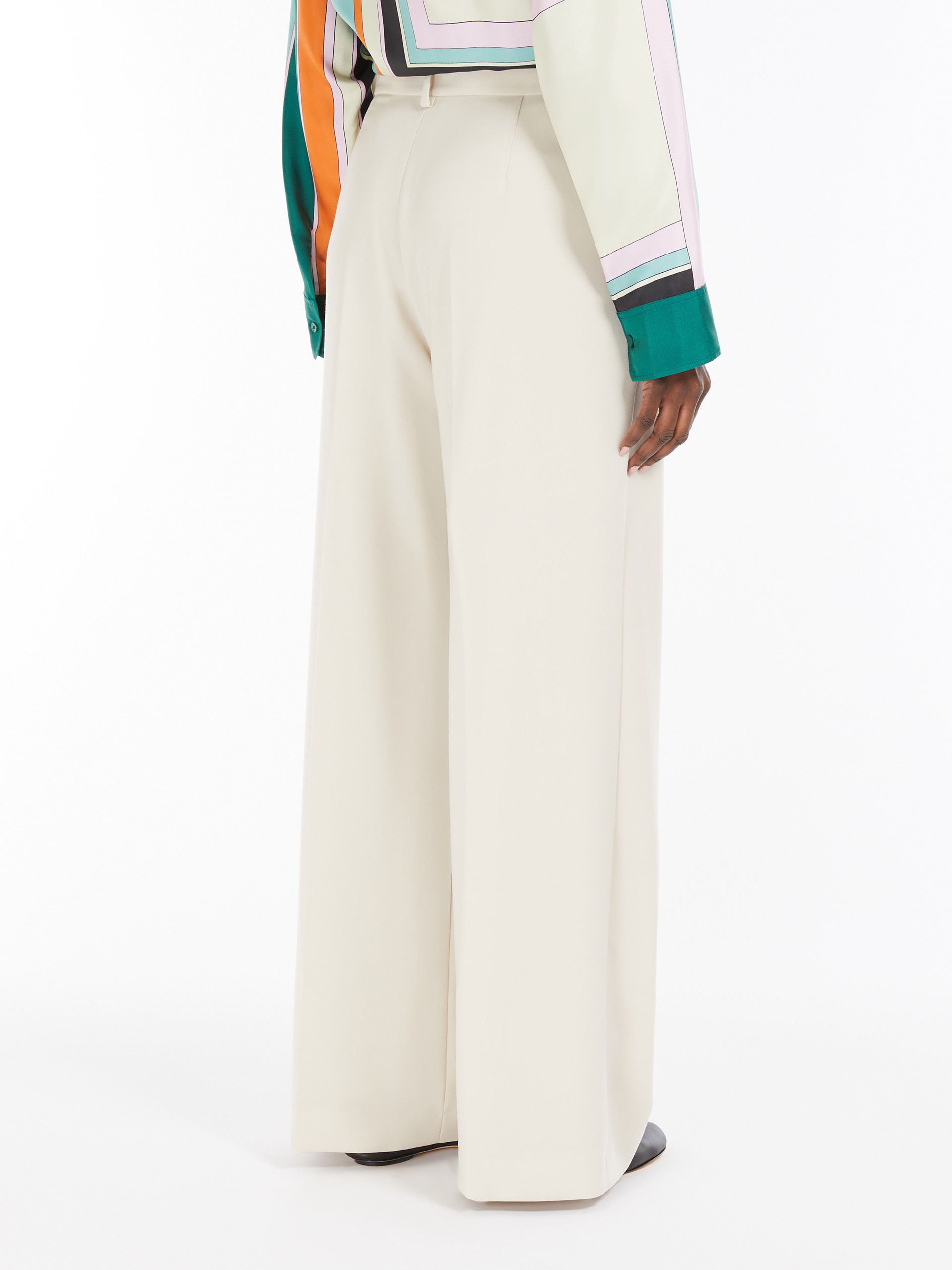 Weekend Max Mara Wide-leg Jeans In White