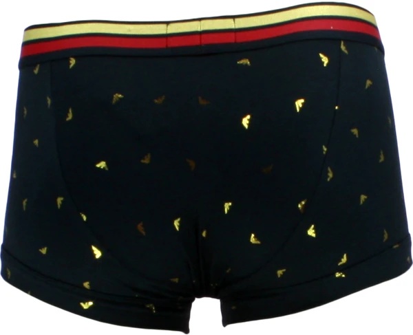 Emporio Armani Printed Boxer Underwear In Black