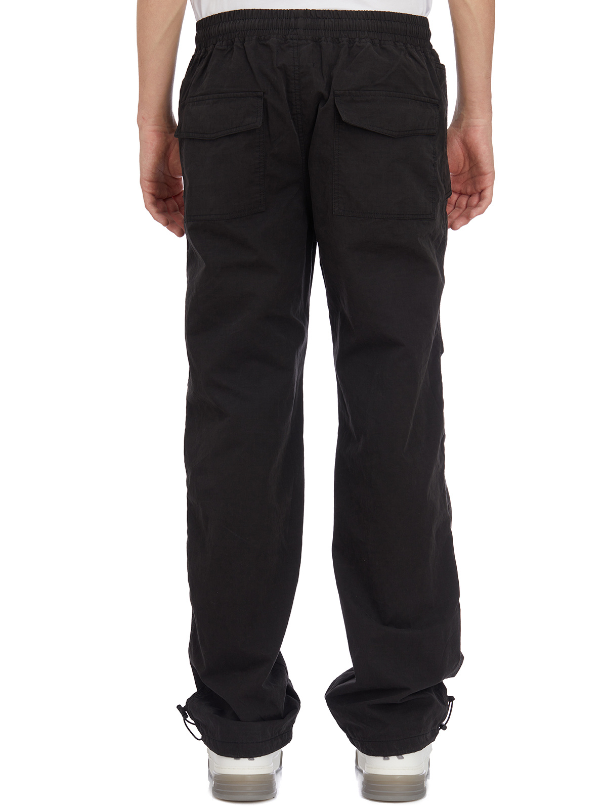 Represent Elastic Waist Casual Pants In Black