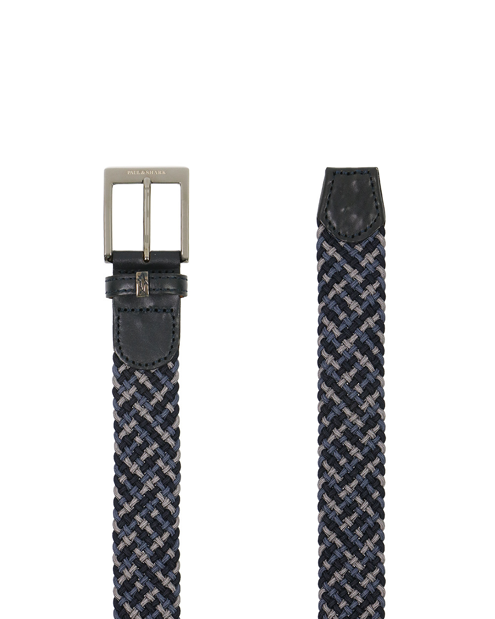 Paul & Shark Logo Belt In Black