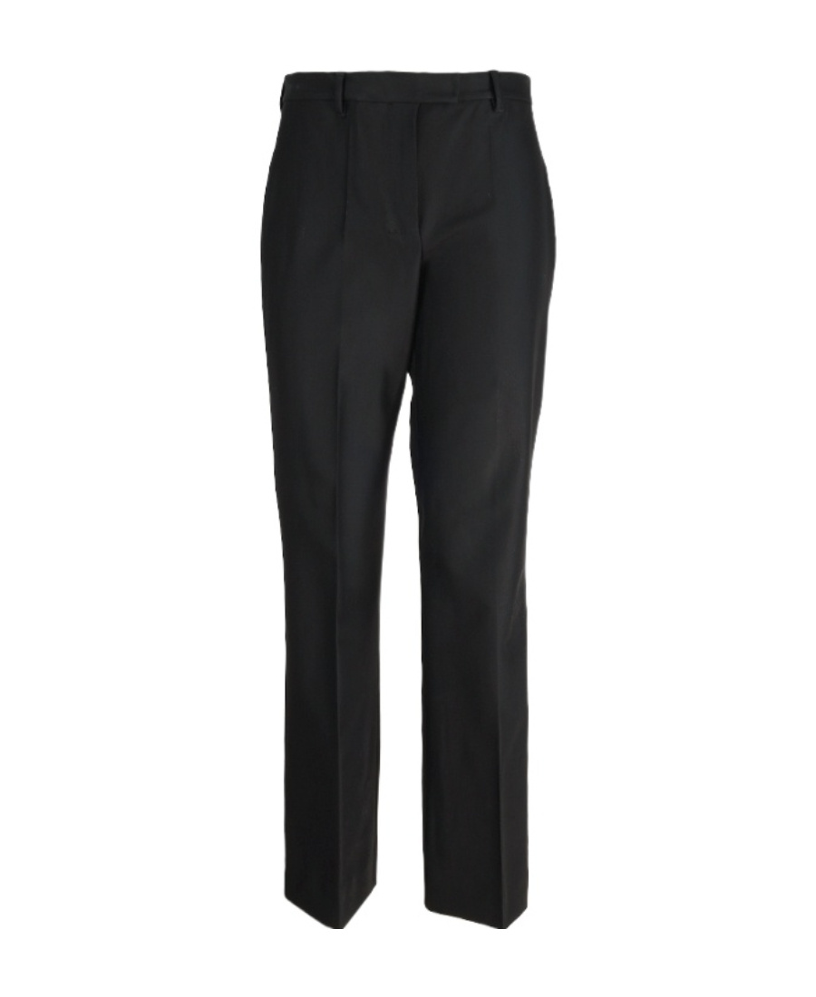Max Mara Belt Ring Casual Pants In Black