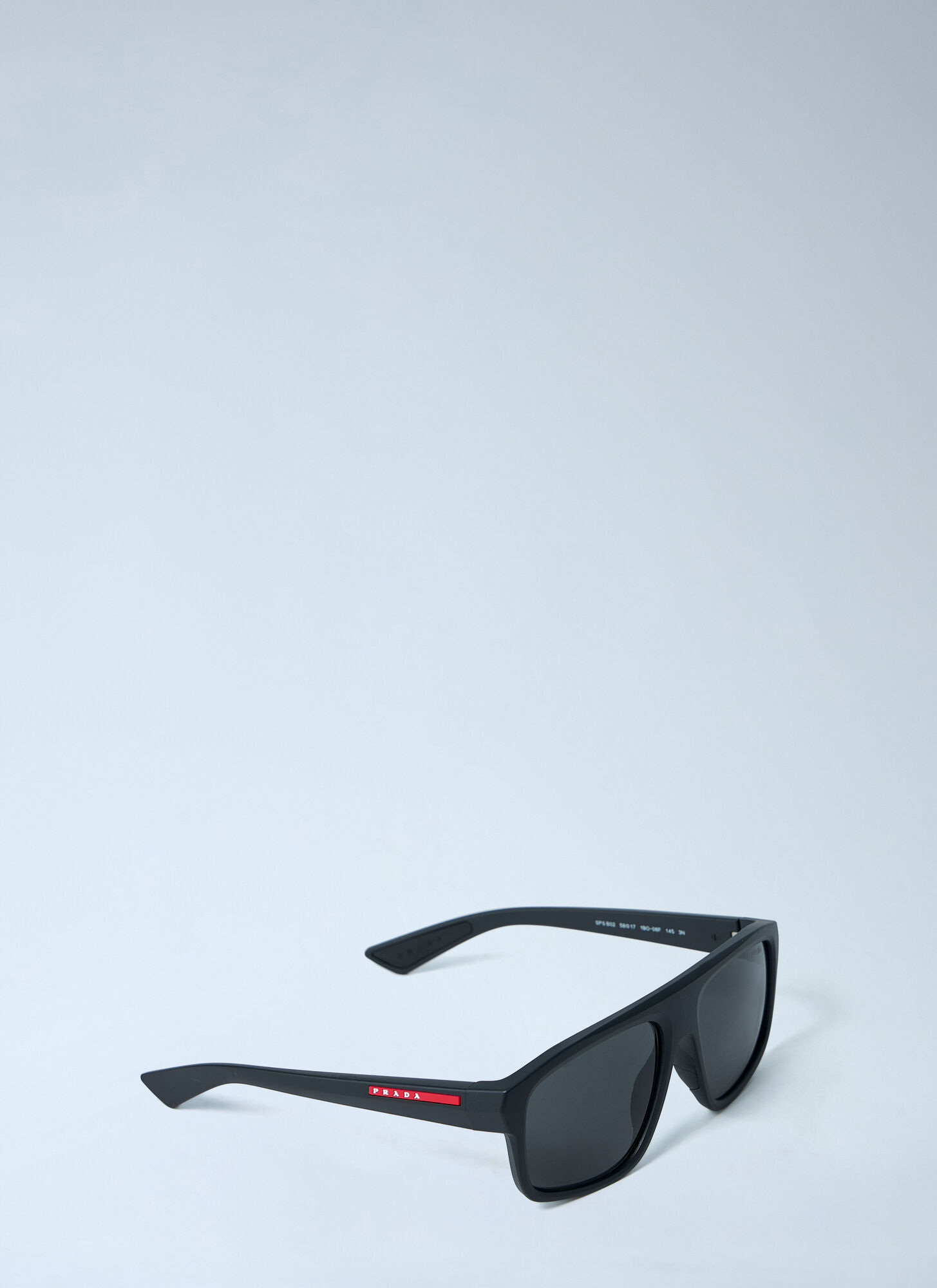 Prada Rectangular Sunglasses In Black