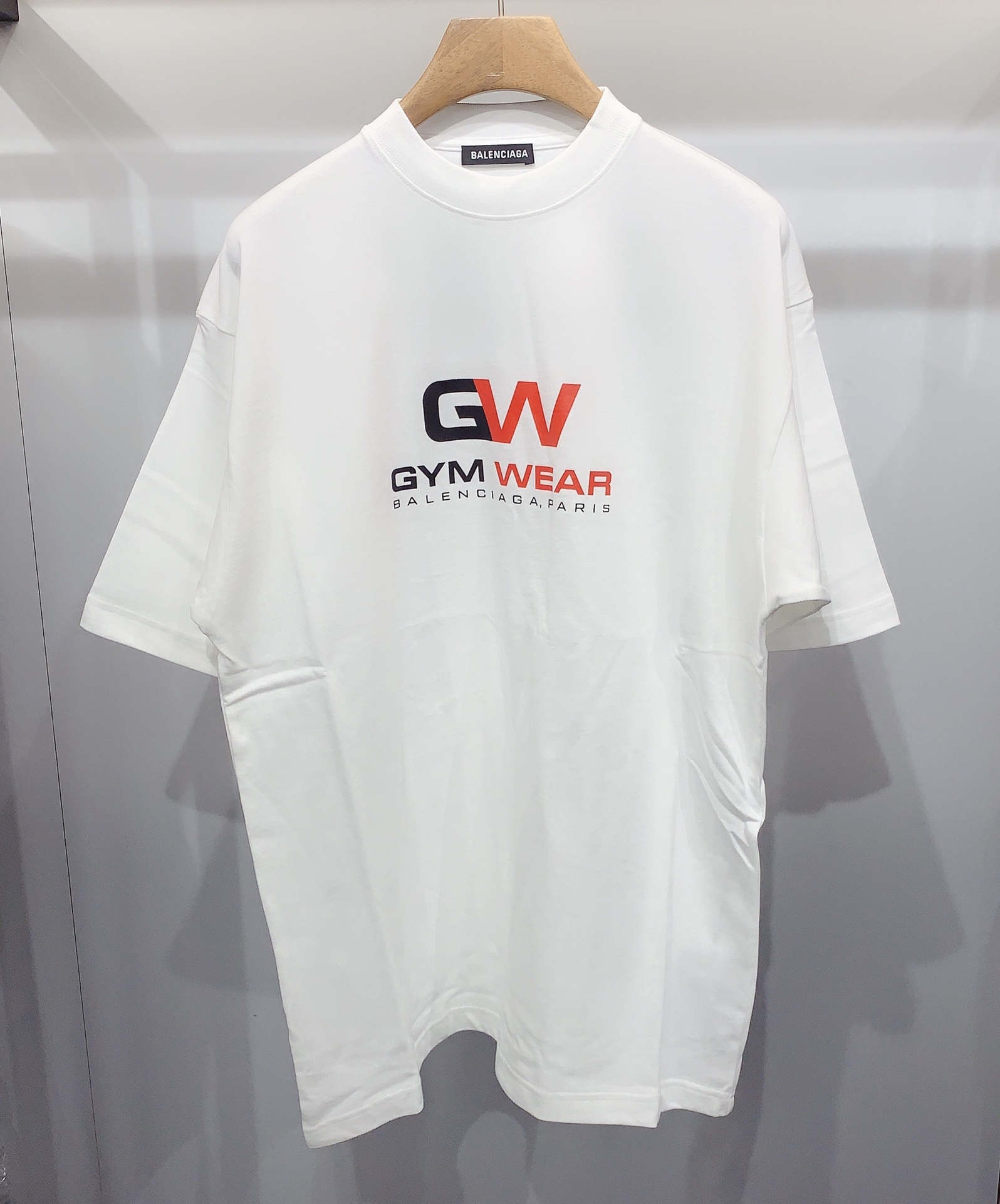 BALENCIAGA GYM WEAR LOGO-PRINT T-SHIRT