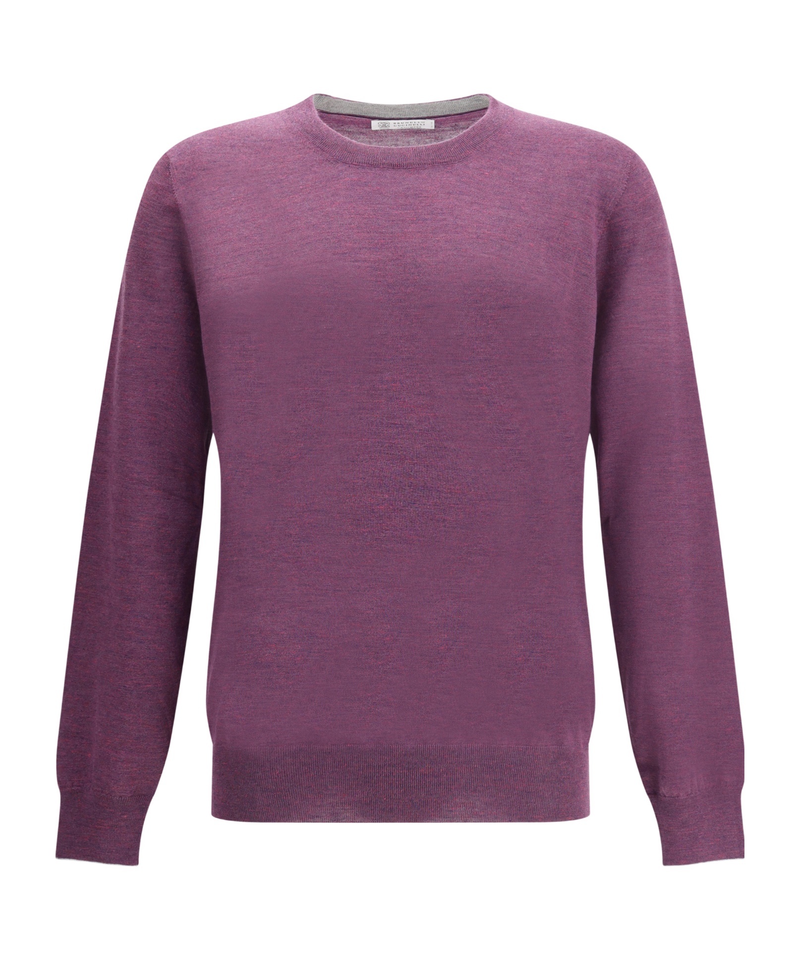 Brunello Cucinelli Cashmere And Silk Sweater In Purple