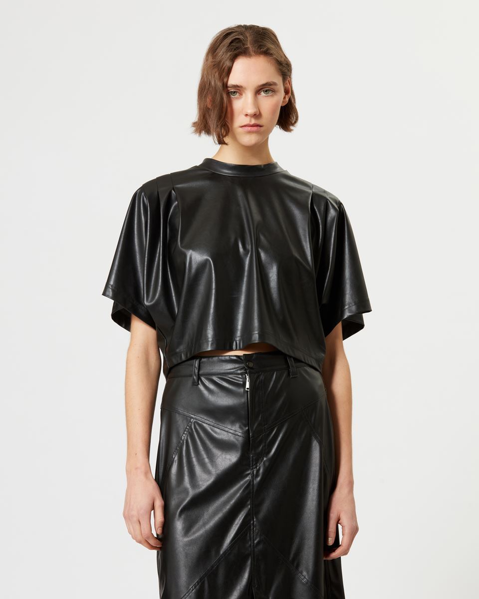 Shop Isabel Marant Étoile Brooky Top In Black