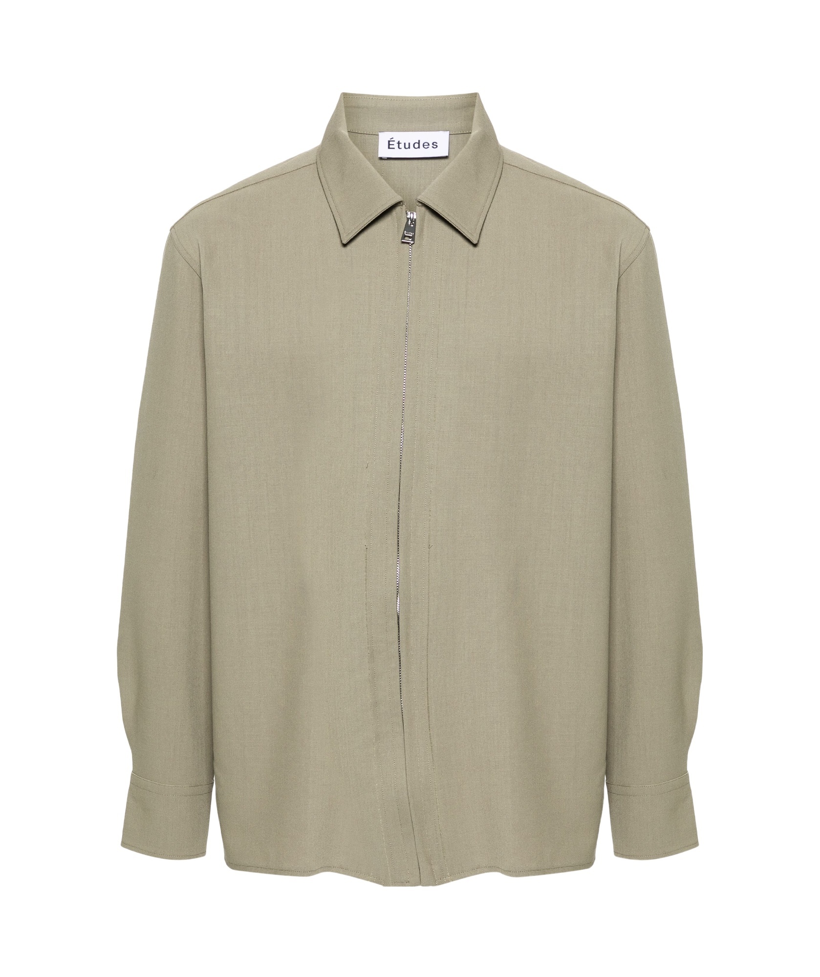 Etudes Studio Zenith Virgin Wool Shirt In Nude
