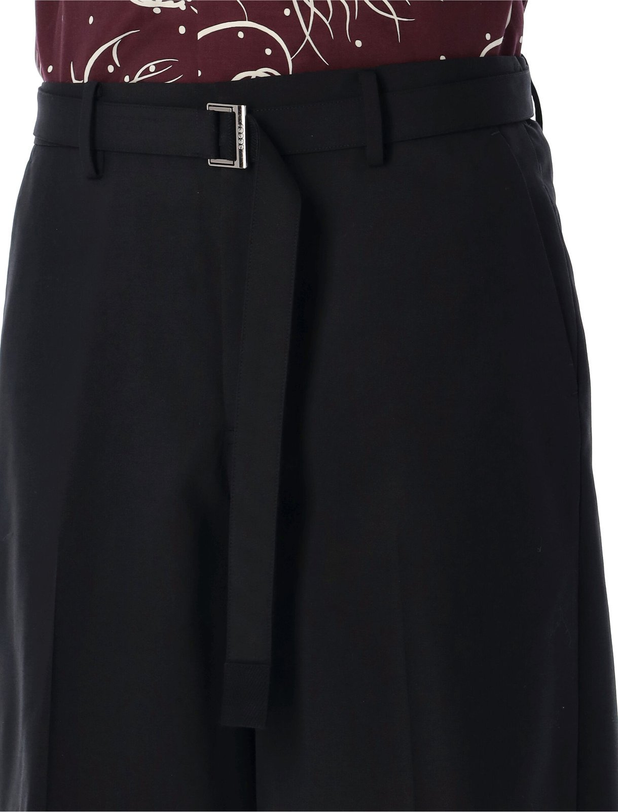 Sacai Shorts In Black