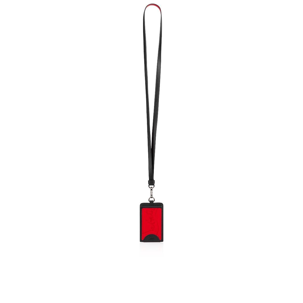 Christian Louboutin Logo Card Bag In Red