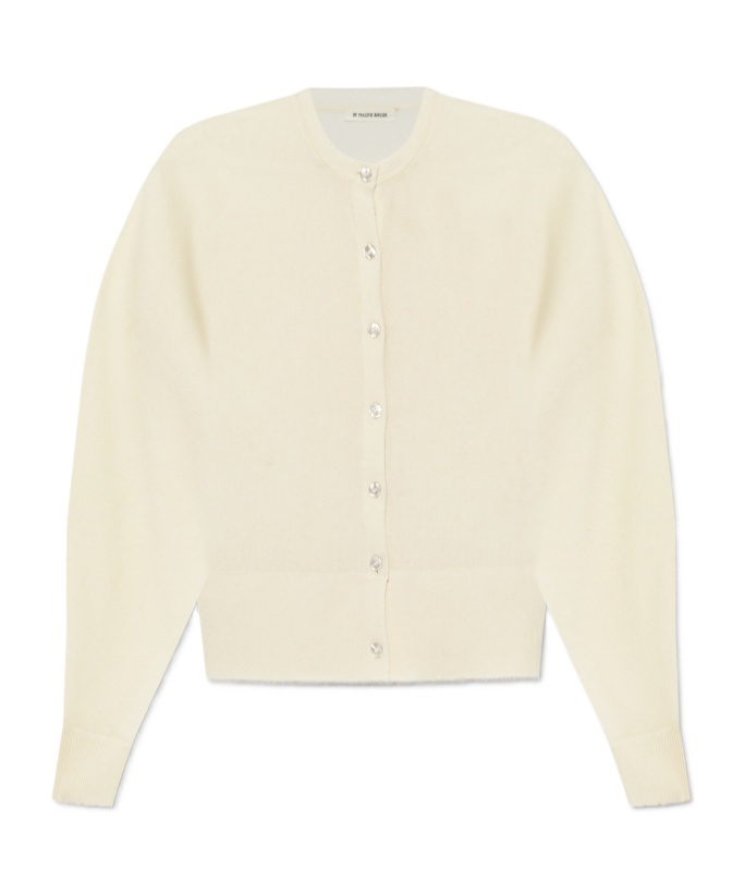 Shop By Malene Birger Button-down Cardigan In White