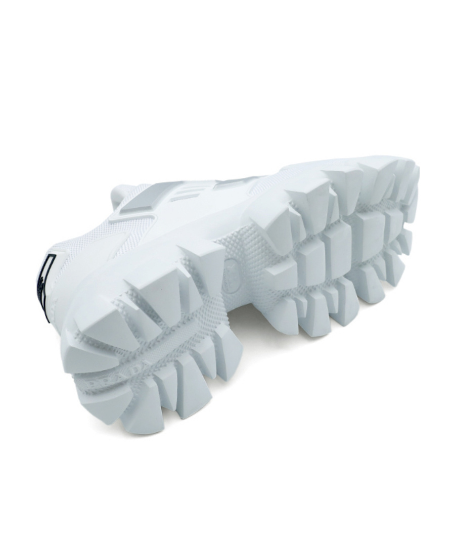 Prada Logo Casual Sports Shoes In White