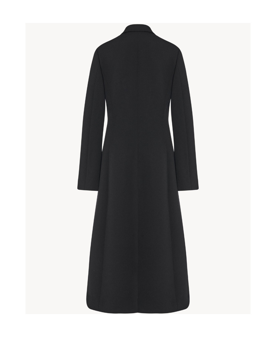 The Row Medea Sheared Wool Overcoat In Gray