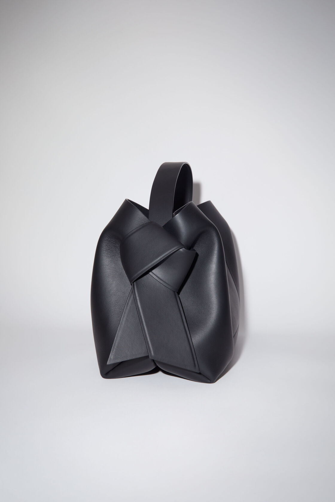 Acne Studios Knotted Shoulder Bag In Black