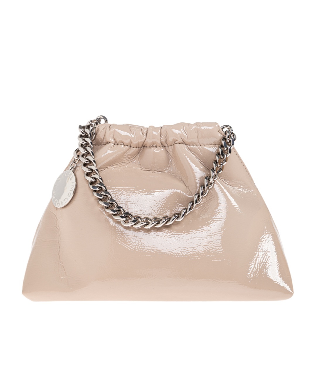 Stella Mccartney Logo Shoulder Bag In White