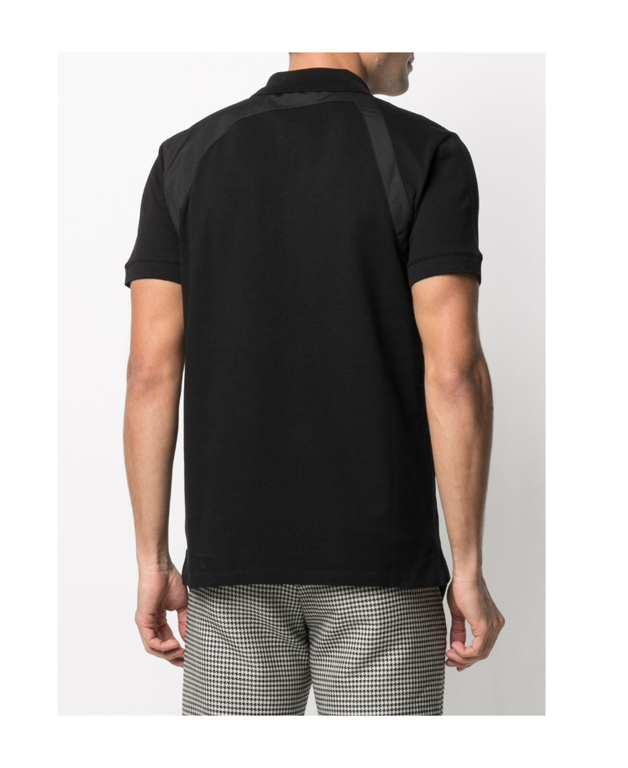 Alexander Mcqueen Shoulder Strap T-shirt In Black
