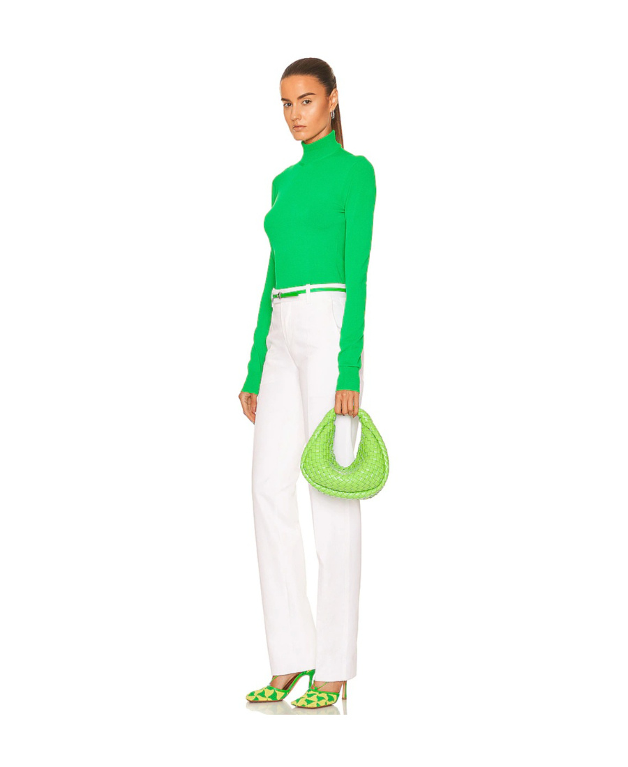 Bottega Veneta Leather Handbag In Green