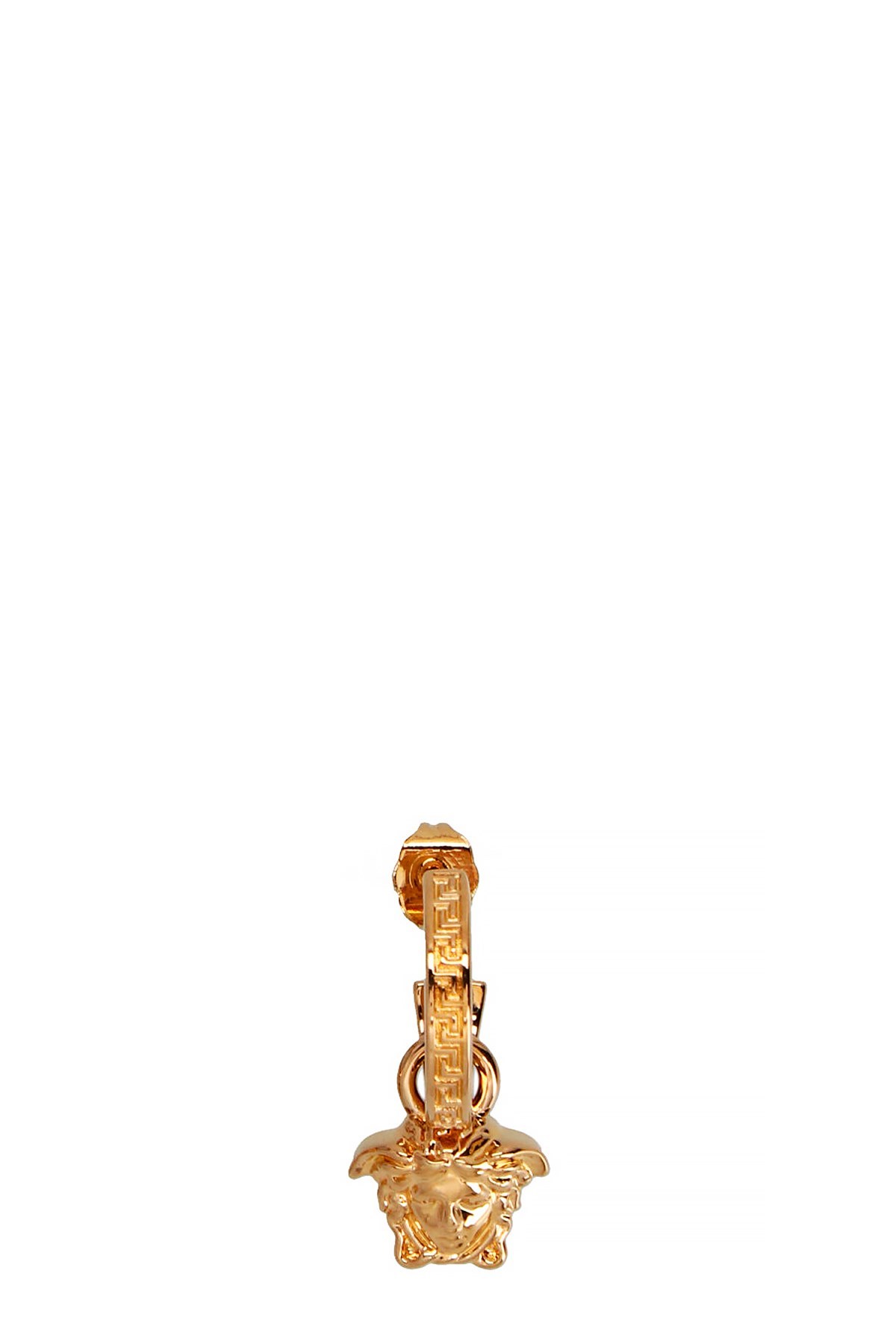 Versace La Medusa Earrings In Yellow
