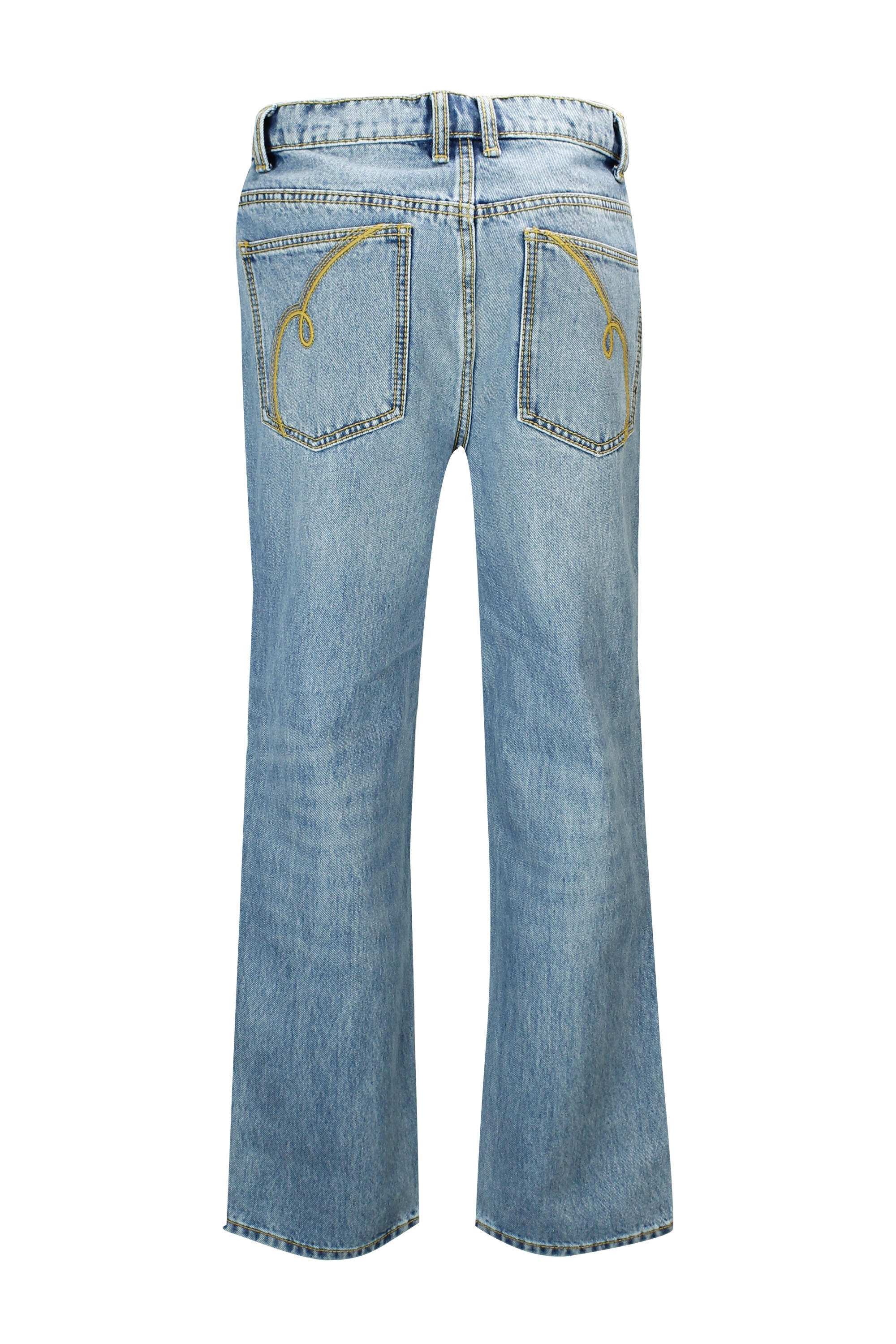 TORY BURCH STRAIGHT-LEG DENIM JEANS