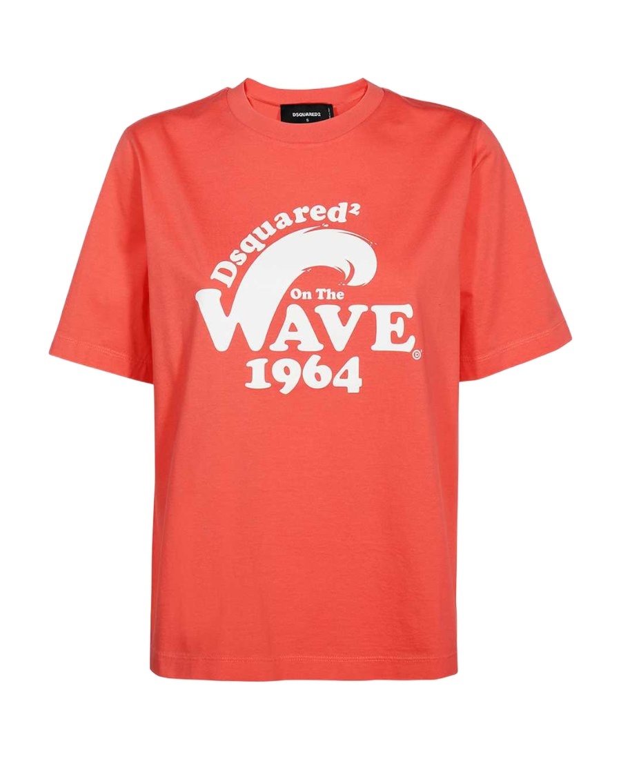 Shop Dsquared2 Graphic-print T-shirt In Orange