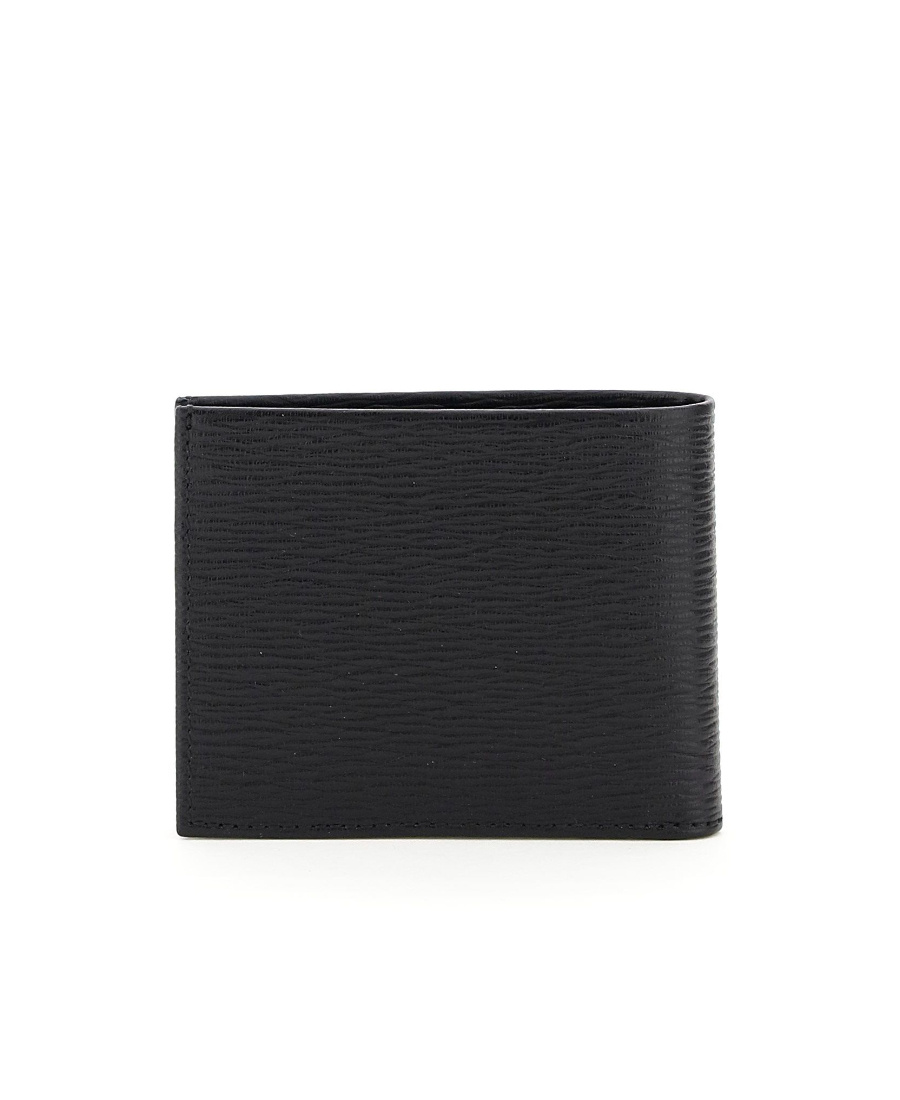 Ferragamo Gancio Bi-fold Wallet In Black