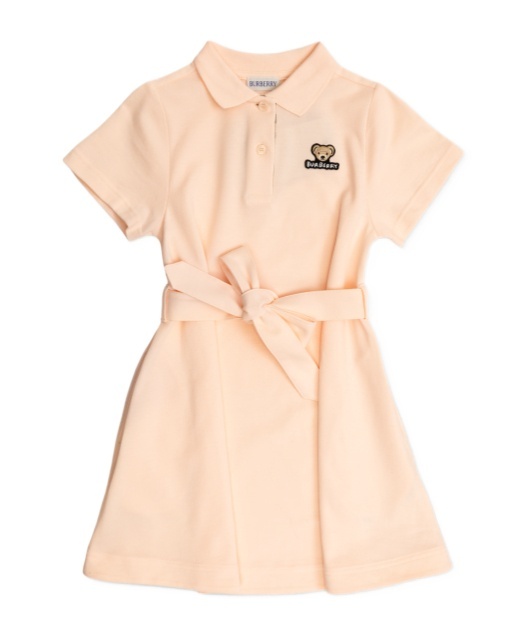 Burberry Patch Dress In Neutral
