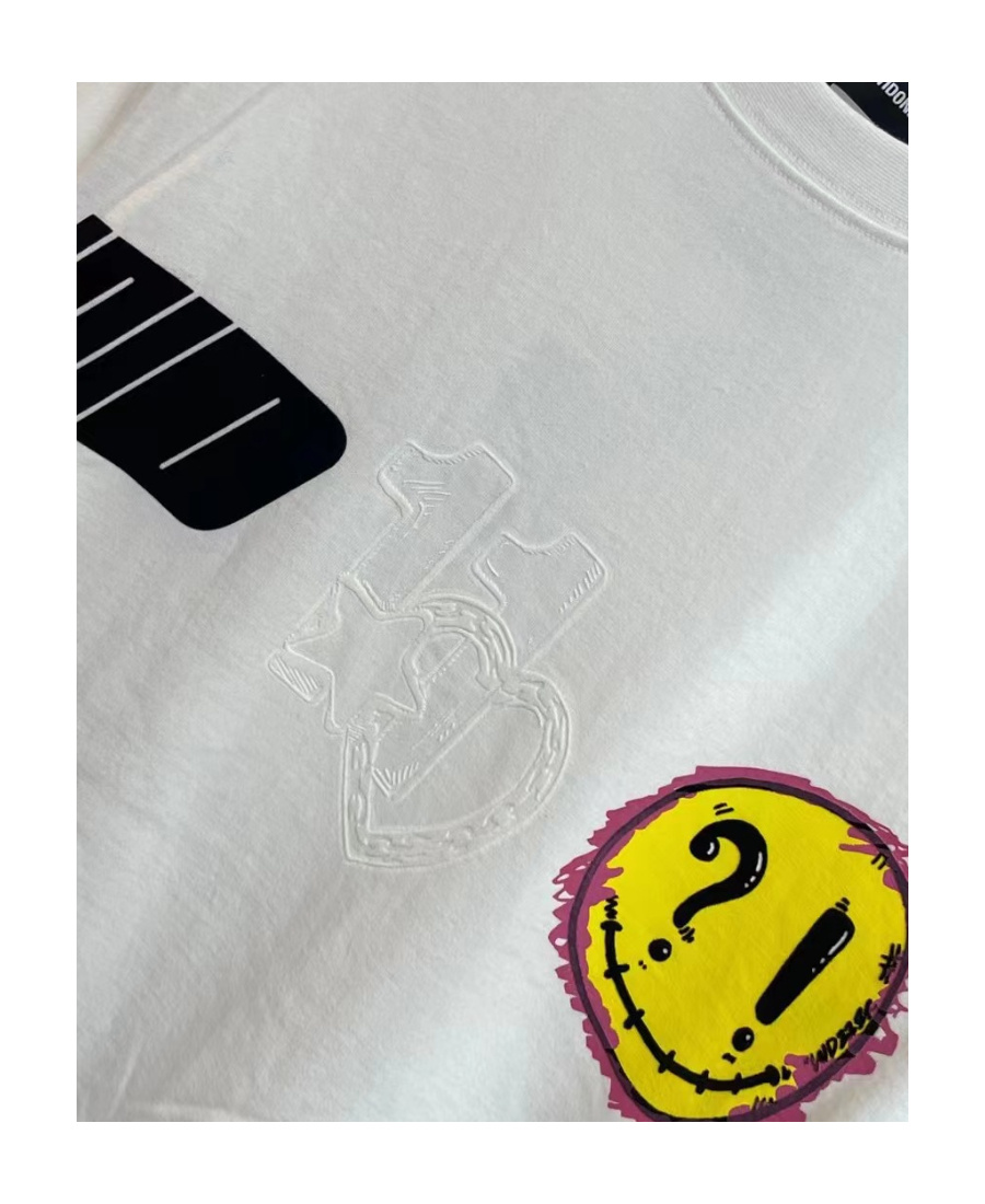 We11 Done Logo Printed Pattern Short-sleeved T-shirt In Gray