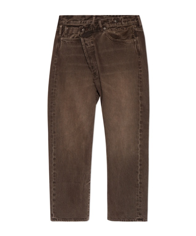 R13 Straight Jeans In Brown