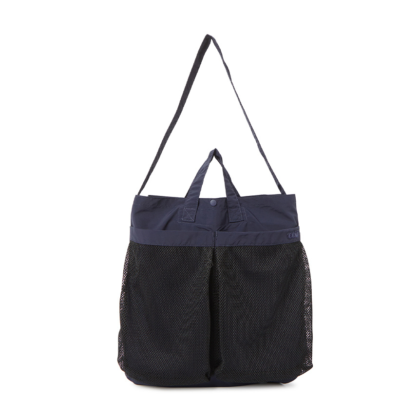 Nanamica Logo Shoulder Bag In Blue