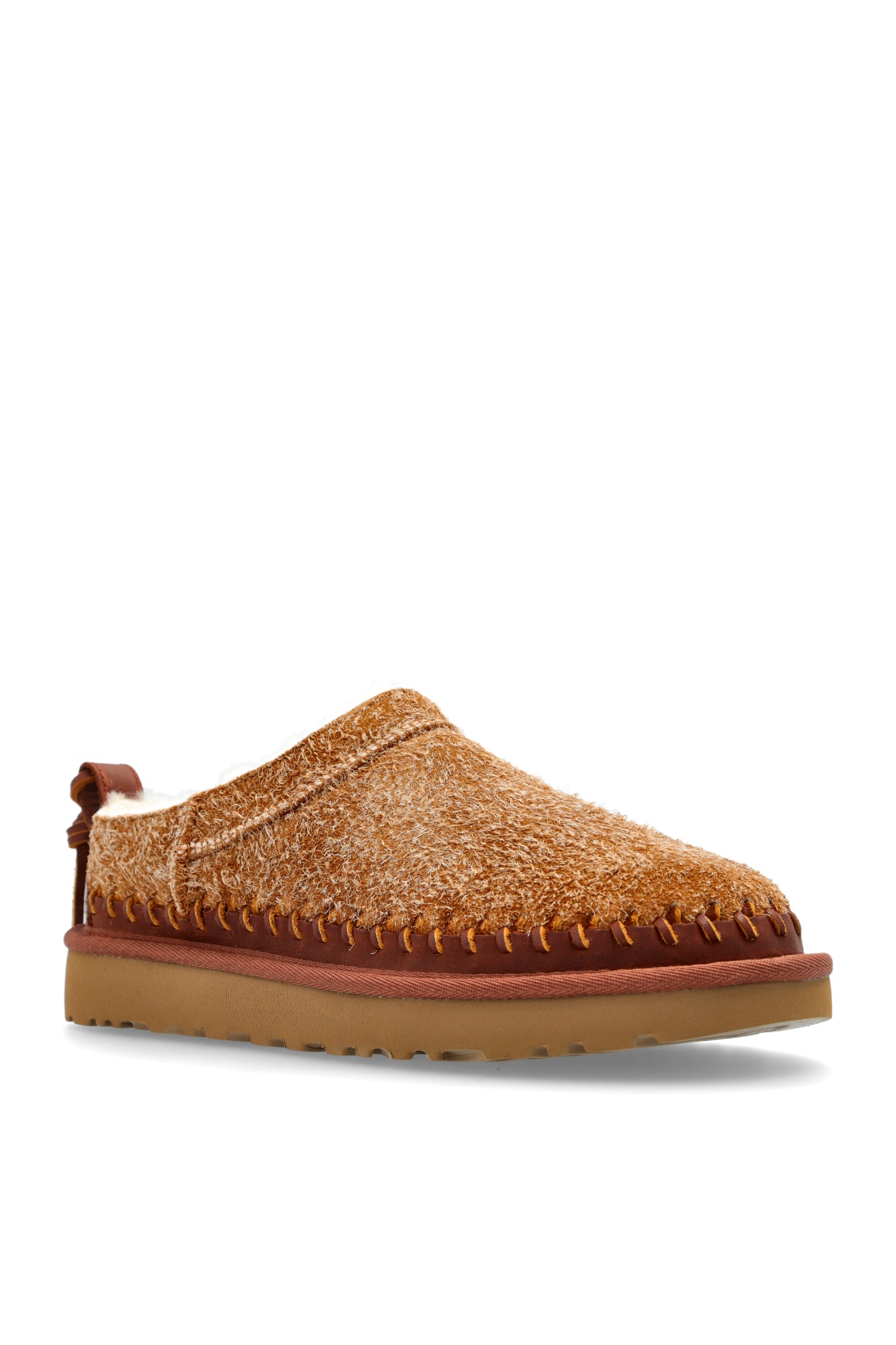 Ugg Round Toe Flat Shoes In Brown