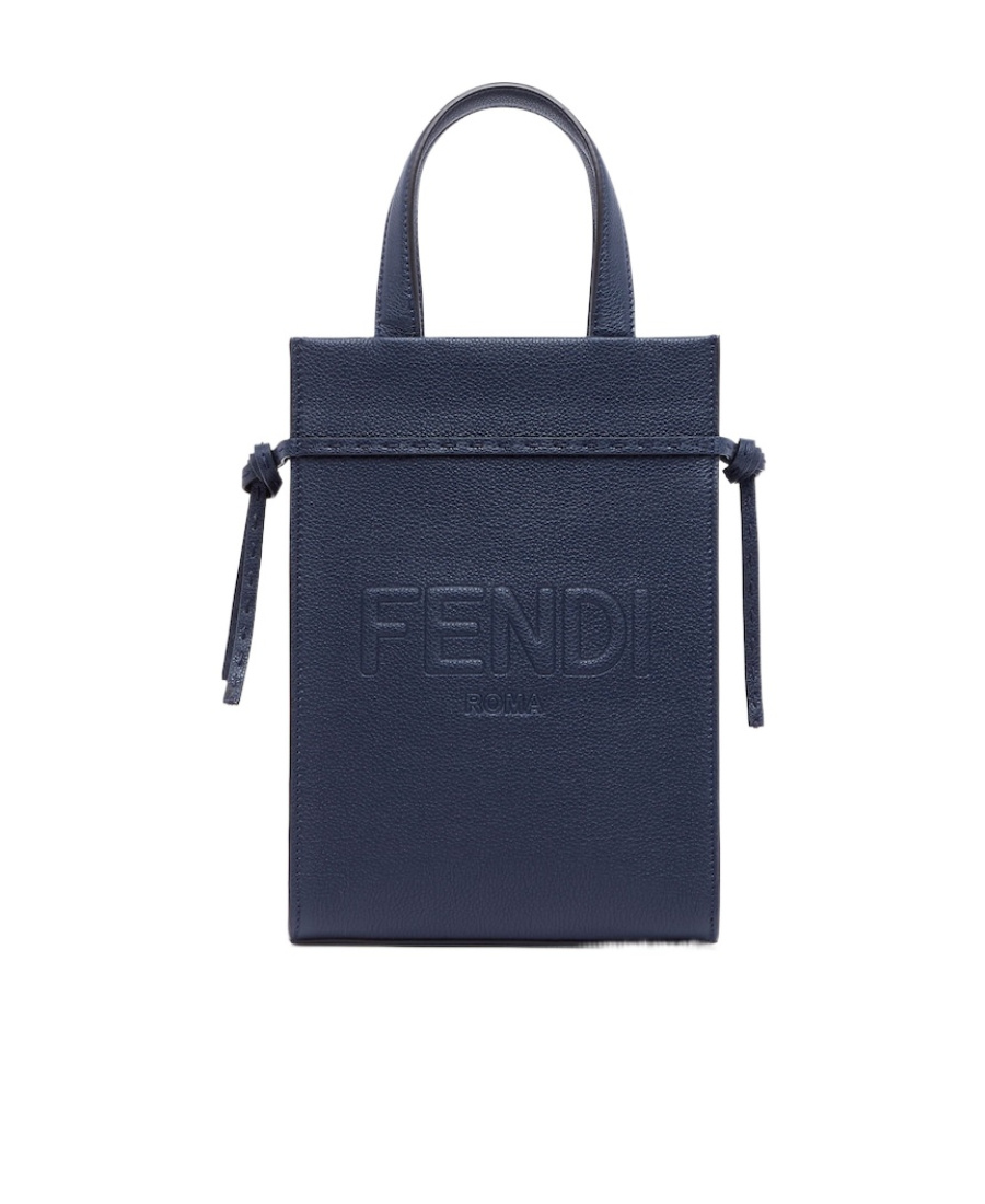 Fendi Top Handle Shoulder Bag In Black