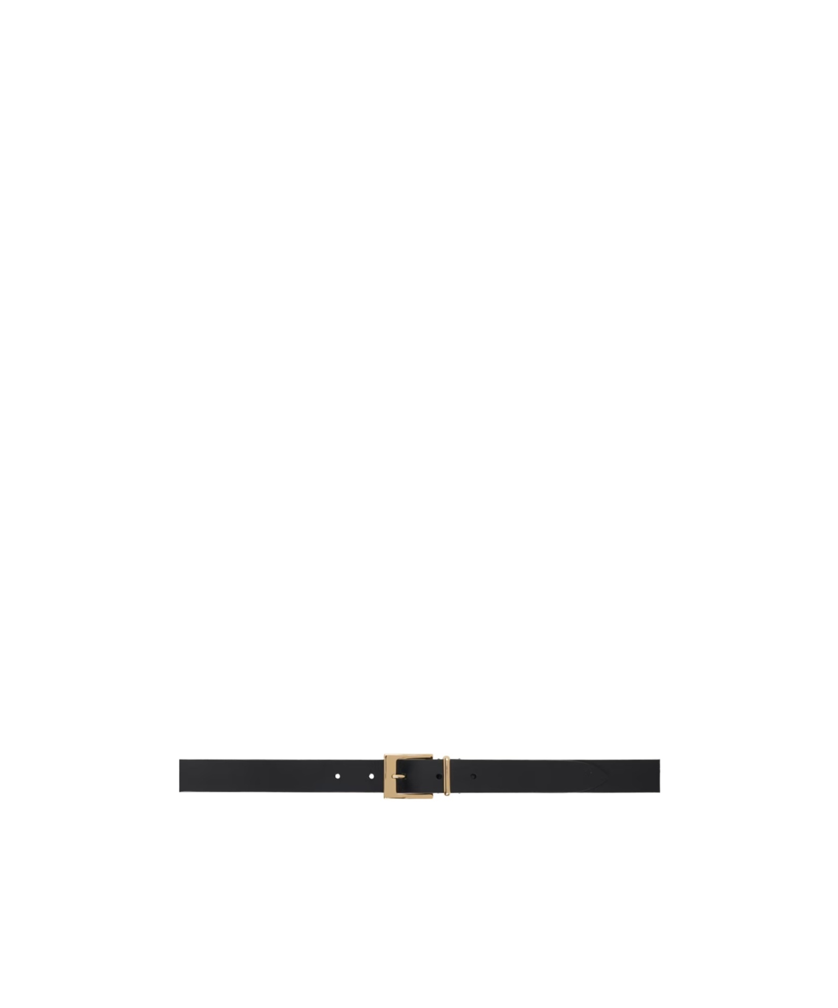 Isabel Marant Black Ilirya Belt In Nude