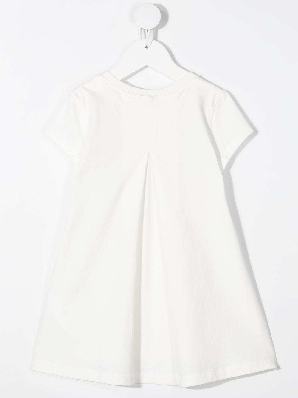 Monnalisa Floral-print T-shirt Dress In White