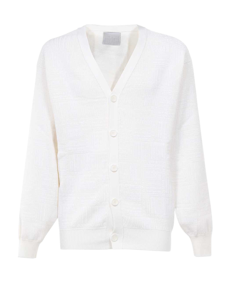 VTMNTS LOGO KNITTED CARDIGAN