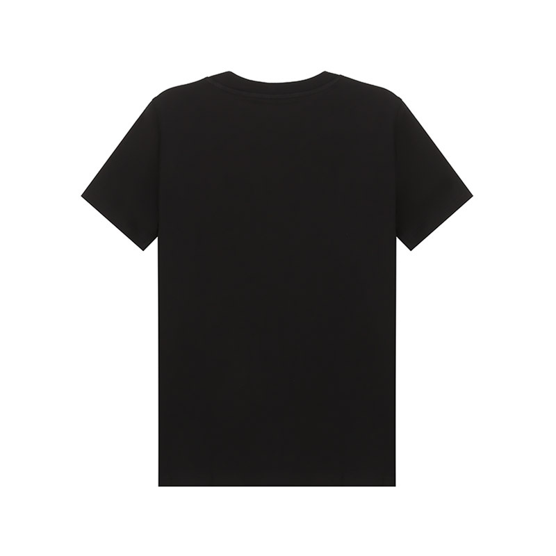 Moschino Double Question Mark Print T-shirt In Black