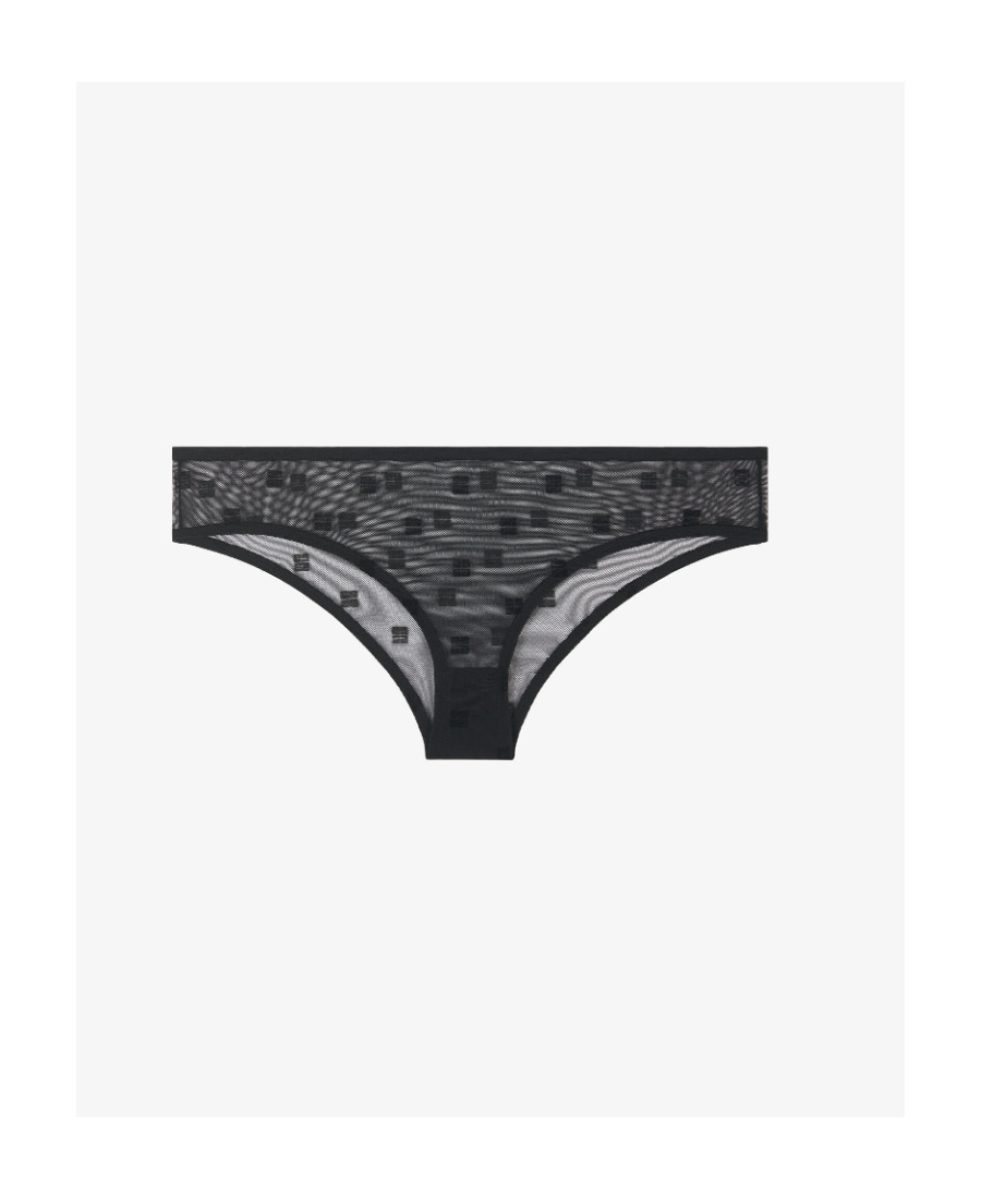 Givenchy 4g Sheer Briefs In Black