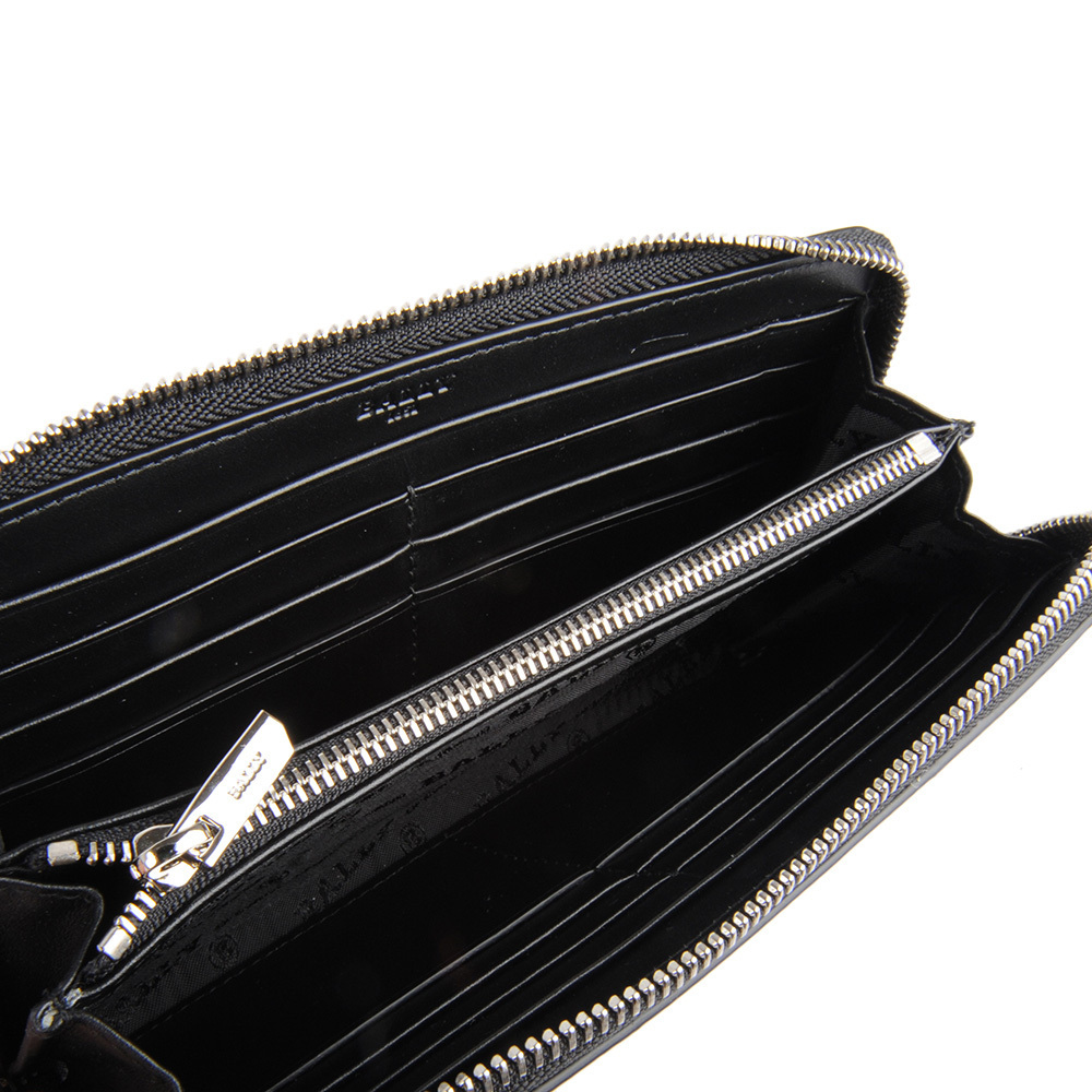 Bally Logo Wallet In Black
